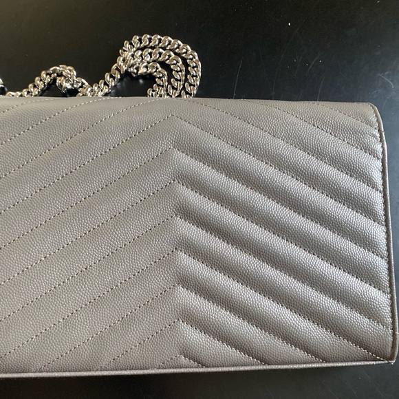 YSL shoulder bag in grey - Picture 3 of 7